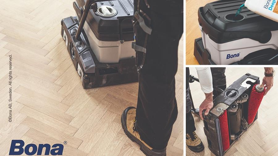 Bona deep cleaning system voor allerlei vloeroppervlakken