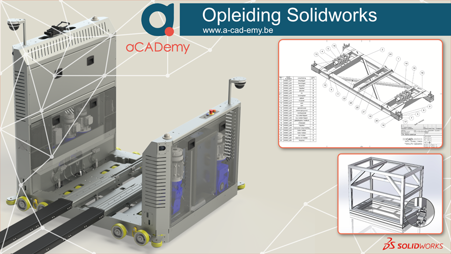 Volg praktijkgerichte CAD-opleidingen SolidWorks