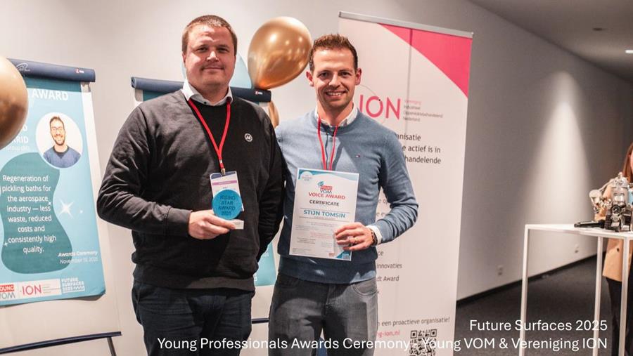 Young VOM récompense les talents émergents du traitement de surface
