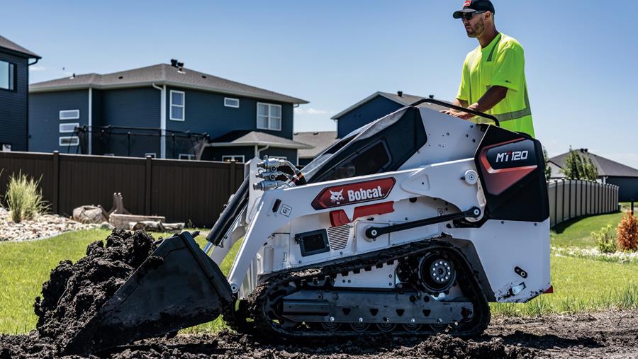 La MT120 : une nouvelle mini-chargeuse sur chenilles puissante de Bobcat