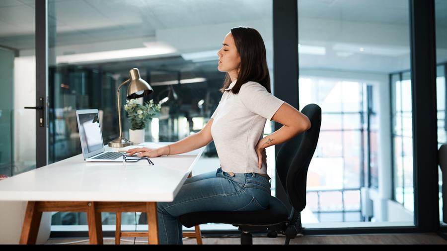 90 % des employés de bureau souffrent de troubles physiques