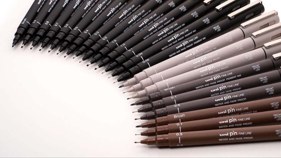 Uni-ball présente 8 nouveaux feutres techniques