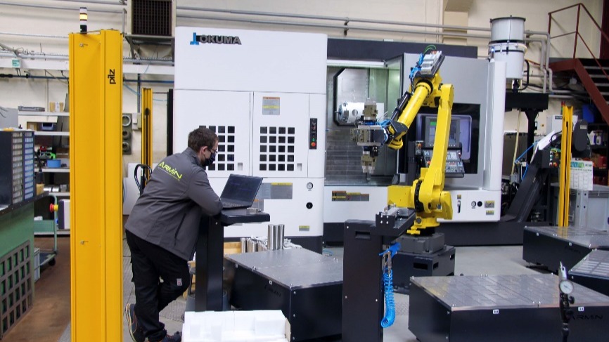 Robotapplicaties bij CNC-bewerking barrièrevrij beveiligen