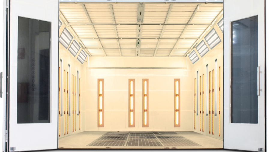 Cabine de peinture dans la vue: E-force de Polin-AC
