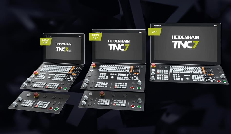 HEIDENHAIN TNC7 beschikbaar in diverse HMI-formaten