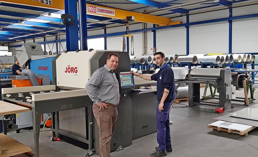 Jörg Machines bouwt coil lasersnijmachine voor Colpro