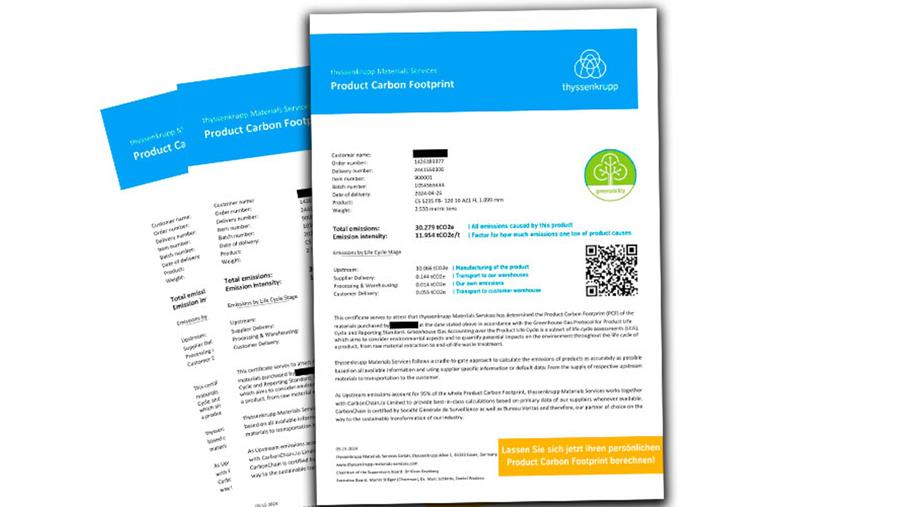 thyssenkrupp Materials Belgium lanceert 'Product Carbon Footprint'-rapporten