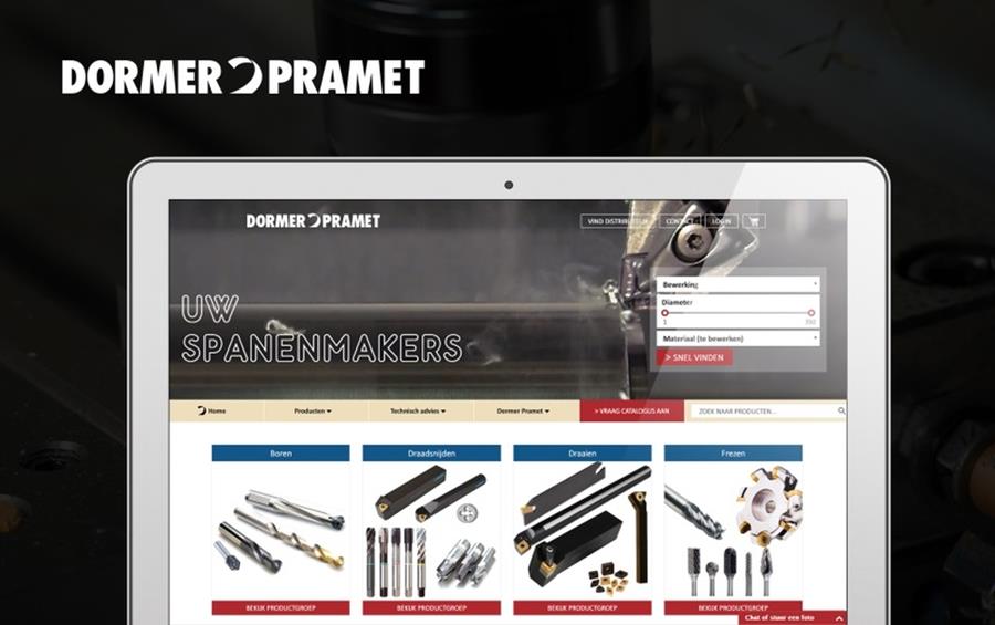 Nieuwe webshop Dormer Pramet